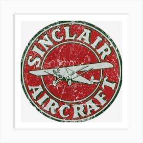 Sinclair Aircraft Art Print