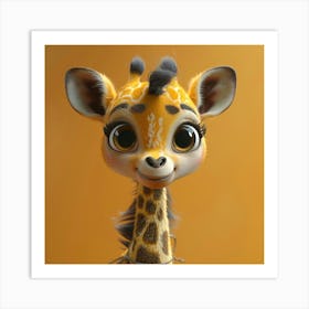 Giraffe 76 Art Print