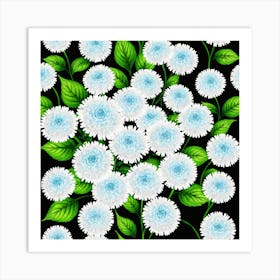 Chrysanthemums 38 Art Print