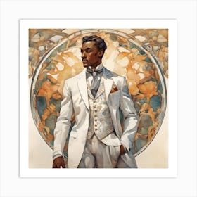 Man In White Suit Art Print