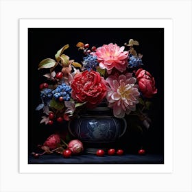 Flowers In A Vase 1 Art Print