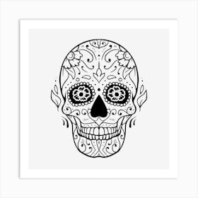 Mandala Skull 09 Art Print