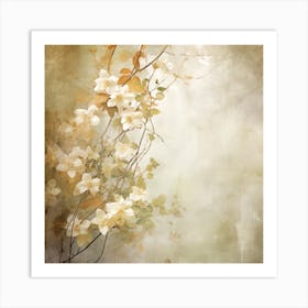 Fa Vintage Floral 85 Art Print