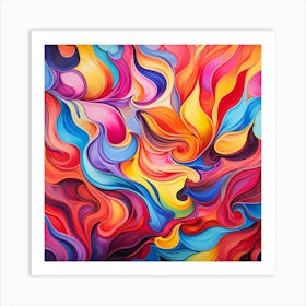 Abstract Abstract Painting 3 Art Print