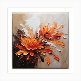 Fire flower 3 Art Print