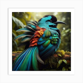 Colorful Bird Art Print