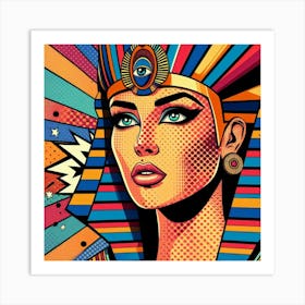 Pop Egyptian Yasmin Dazzlewave Art Print