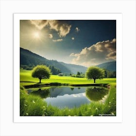 Peaceful Landscapes Photo (14) Art Print