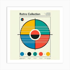 bauhaus exhibition Retro Collection Art Print