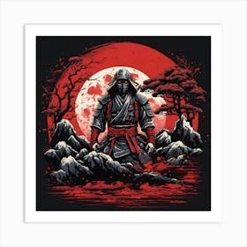 Samurai Warrior 1 Art Print