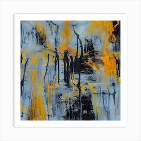 Running Paint Art Print