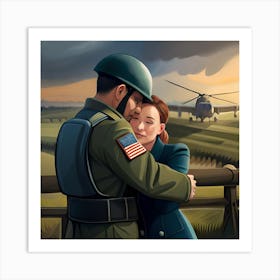 Soldier'S Love Art Print