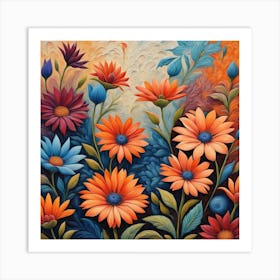 Beautiful Flowers 2 Art Print