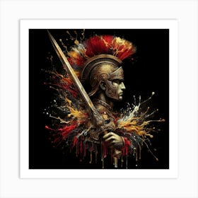 Spartan Warrior 4 Art Print