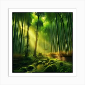 Bamboo Forest 3 Art Print