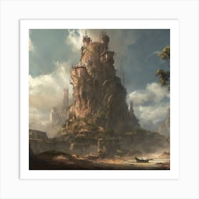 Fantasy Castle 107 Art Print