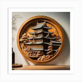 Japanese Carving Art Print