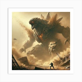 Terra Brontis Disabling Ground Defense Art Print