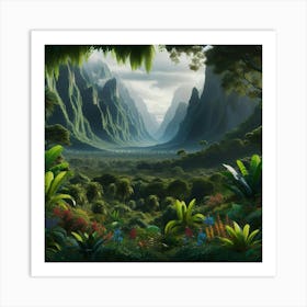 Jungle Scene Art Print