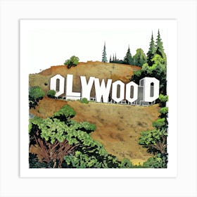 Ol'Hollywood Art Print