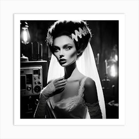 The Bride of Frankenstein Art Print