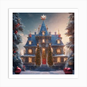 Christmas House 69 Art Print