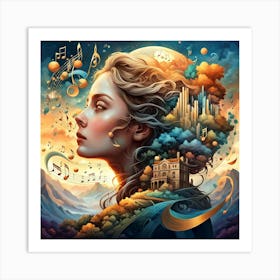 Dreamscape 3 Art Print