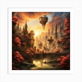 City In The Sky 2 Art Print