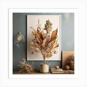 Dry Flowers Art Print