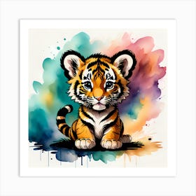 Tiger Cub 1 Art Print