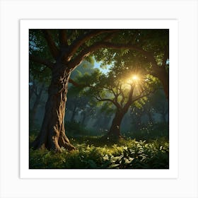 Fantasy Forest 22 Art Print