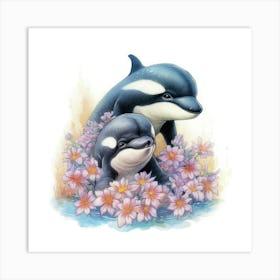 Orca Whales 1 Poster