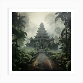 Temple In The Jungle 10 Art Print