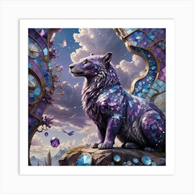 Crystal Mammal Art Print