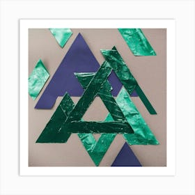 Triangles Art Print