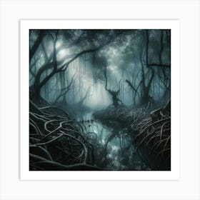 Dark Forest 72 Art Print