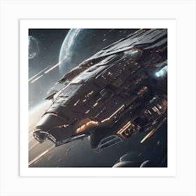 Spaceship 74 Art Print