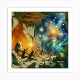 Cave Painting Art Print