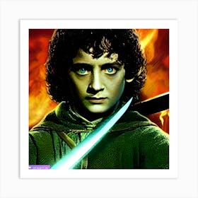 Frodo lord of the rings Art Print