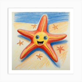 Starfish 6 Art Print