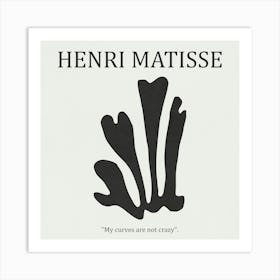 Black Leaf 02- Henri Matisse Art Print