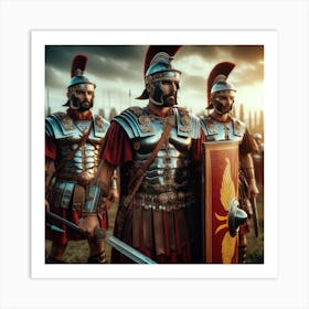 Roman Soldiers Art Print