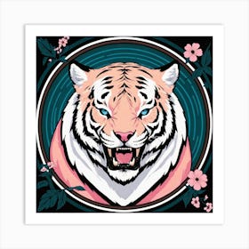 Tiger Head Art Print