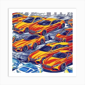 Mercedes Benz Art Print