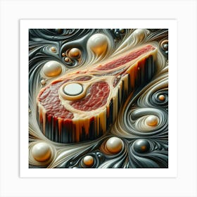 Piece Of Meat Art Print