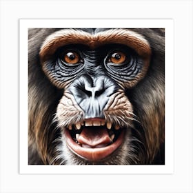 Chimpanzee 5 Art Print