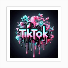 Tiktok Art Print