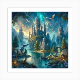 Fairytale Castle 28 Art Print