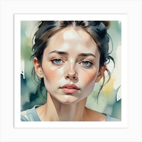 Portrait Of A Girl 26 Art Print