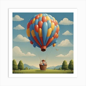 Hot Air Balloon Art Print